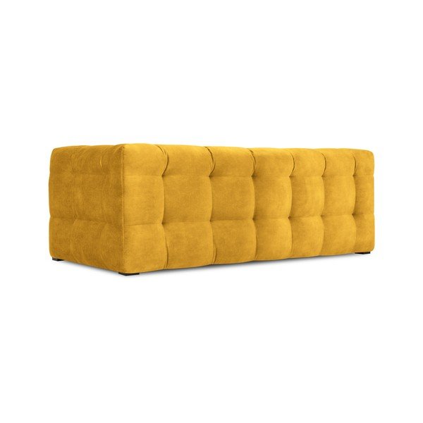 Rumena žametna zofa Windsor & Co Sofas Vesta, 208 cm-image-4