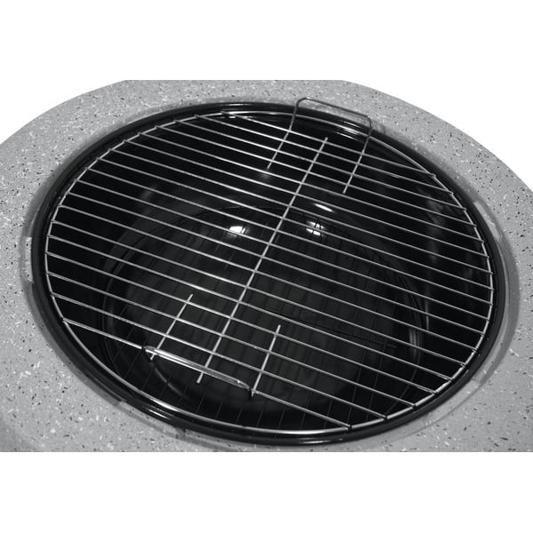 Sivo ognjišče iz žganega kamna Cattara La Palma-image-3