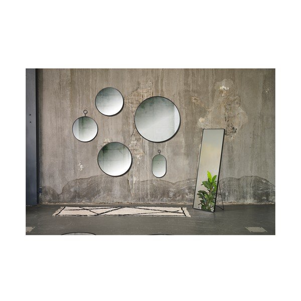 Stensko ogledalo ø 100 cm Vardo – Villa Collection-image-3