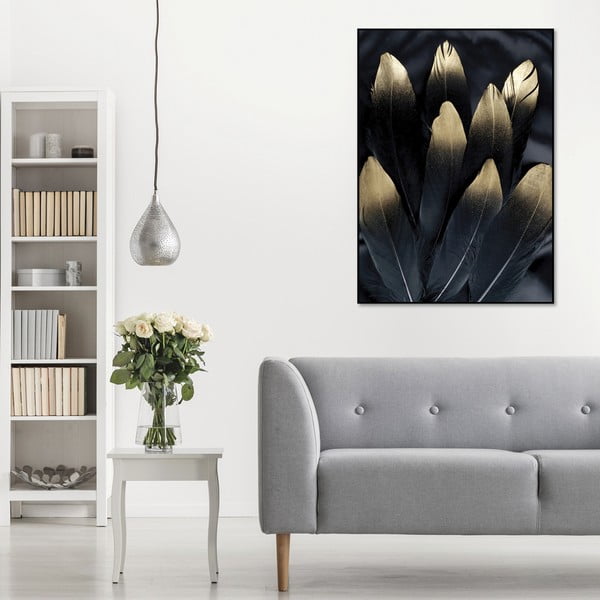 Slika 50x70 cm Golden Feather – Malerifabrikken-image-1