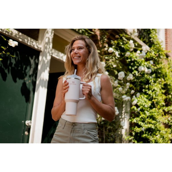 Kremno bela termoska 1,18 l Quencher H2.O FlowState – Stanley-image-4