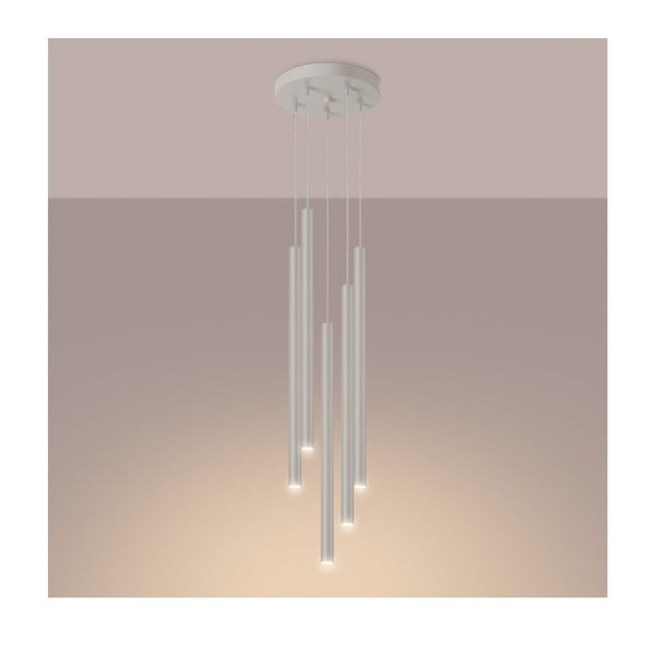 Kremno bela viseča svetilka ø 25 cm Fideus – Sollux-image-1