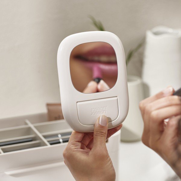 Bež plastičen kopalniški organizator za kozmetiko Viva – Joseph Joseph-image-4