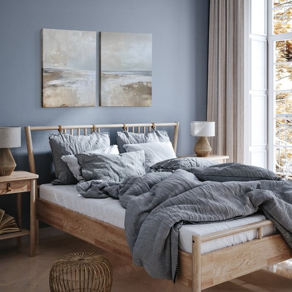 Slike z elementi ročne poslikave v kompletu 2 ks 50x70 cm Breeze – Styler-image-1