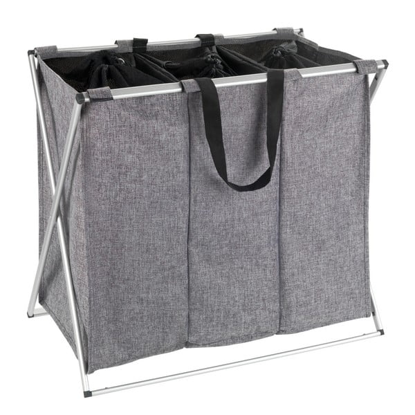 Siv tridelni koš za perilo Wenko Trilogia, 130 l-image-1