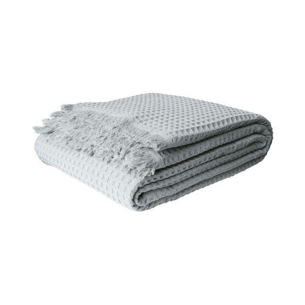 Mentolno zeleno bombažno pregrinjalo 140x200 cm Waffle – Mijolnir