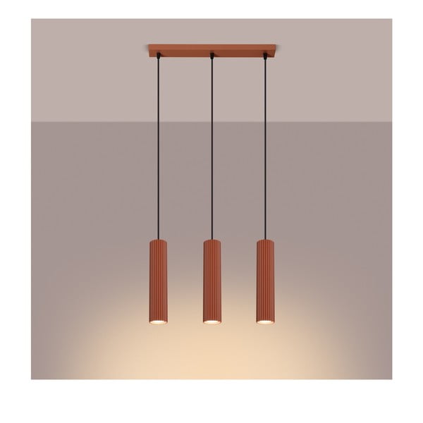 Opečnato oranžna viseča svetilka Gleam – Sollux-image-2