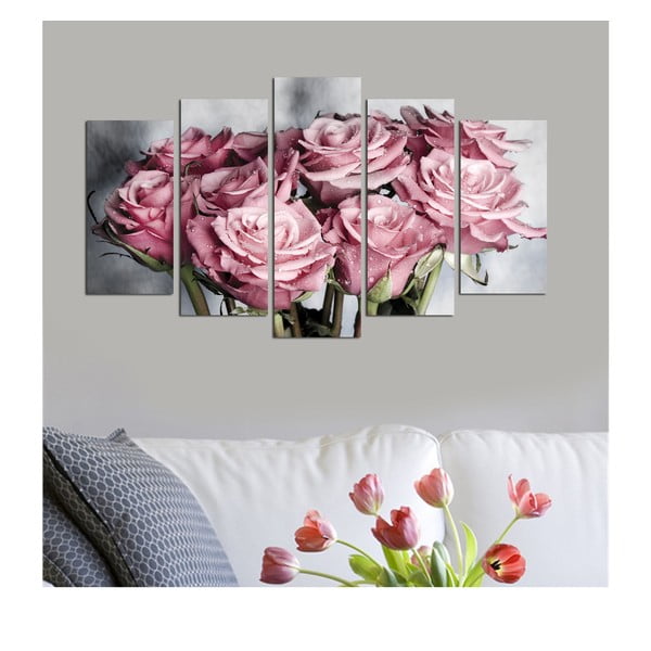 Večdelna slika Bouquet, 110 x 60 cm-image-1
