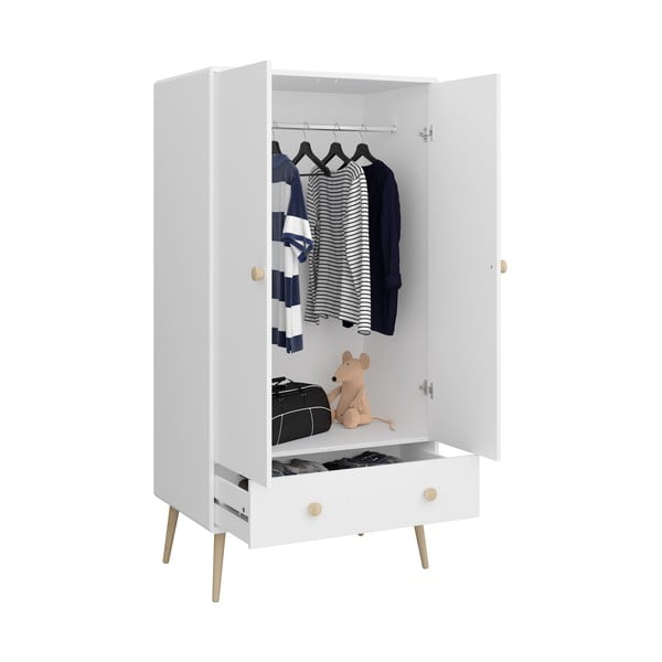 Bela otroška omara 80x160 cm Gaia - Tvilum-image-4