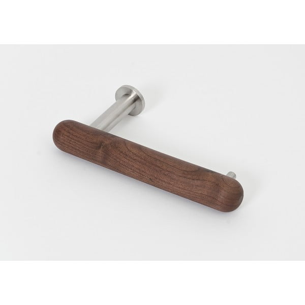 Stenski nosilec toaletnega papirja iz orehovega lesa Wireworks Yoku Walnut-image-3