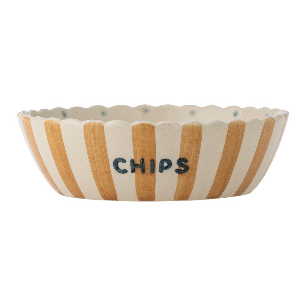 Rumena/kremno bela keramična skleda ø 24 cm Chip