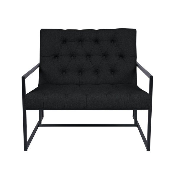 Črni fotelj Mazzini Sofas Aster-image-2
