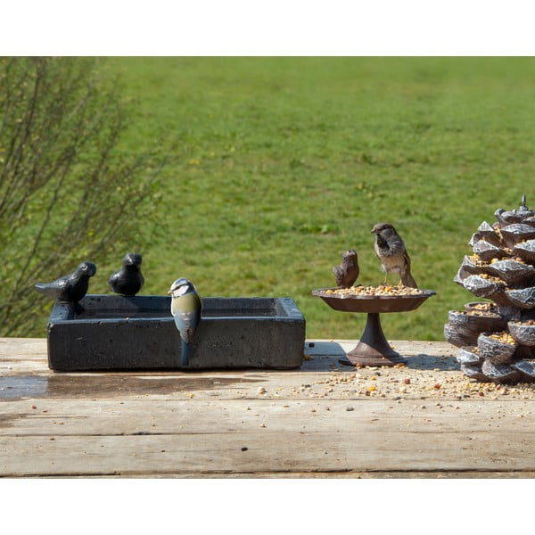 Črna keramična krmilnica za ptice Esschert Design Eve-image-1