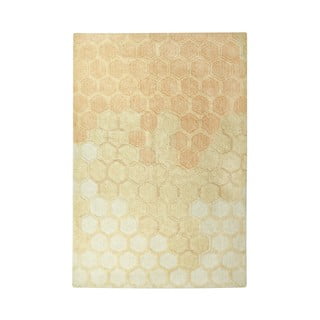Oker rumena pralna ročno tkana bombažna preproga 140x200 cm Sweet Honey – Lorena Canals