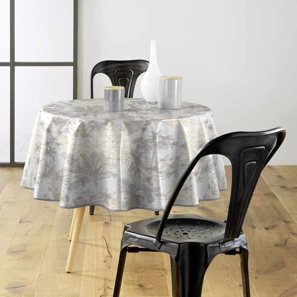 Povoščen namizni prt ø 160 cm Coconut – douceur d'intérieur-image-2