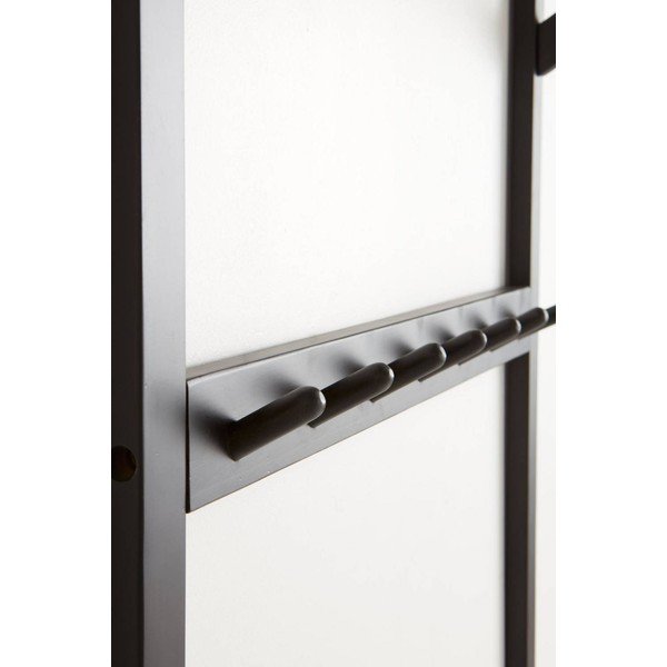 Črn set za hodnik iz masivnega bora 75x190x32 cm Cole – Jotex-image-3