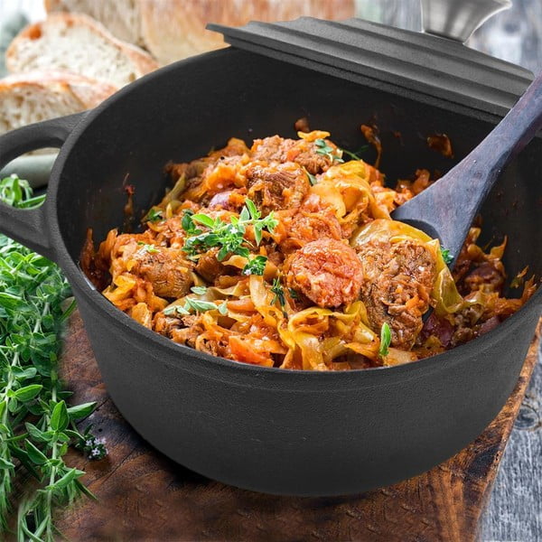 Litoželezen lonec s pokrovko 2,7 l Litina – Orion-image-1