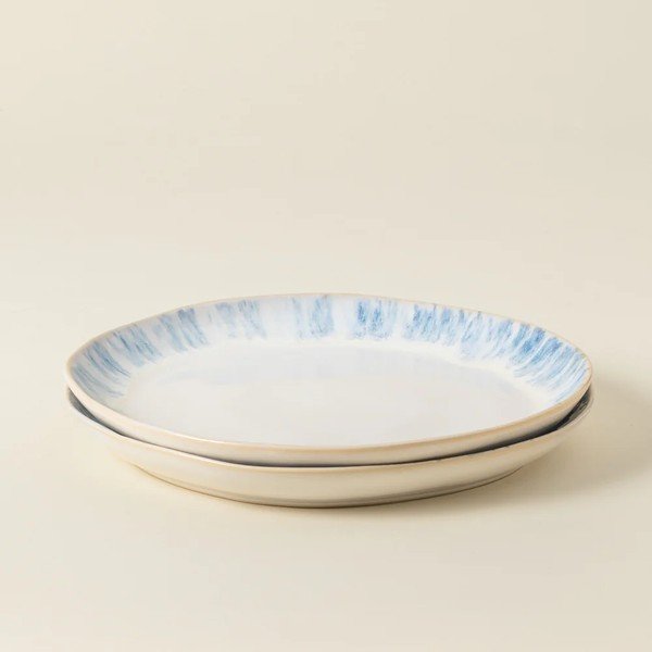 Bel/moder krožnik iz kamenine ø 28 cm Brisa – Costa Nova-image-2