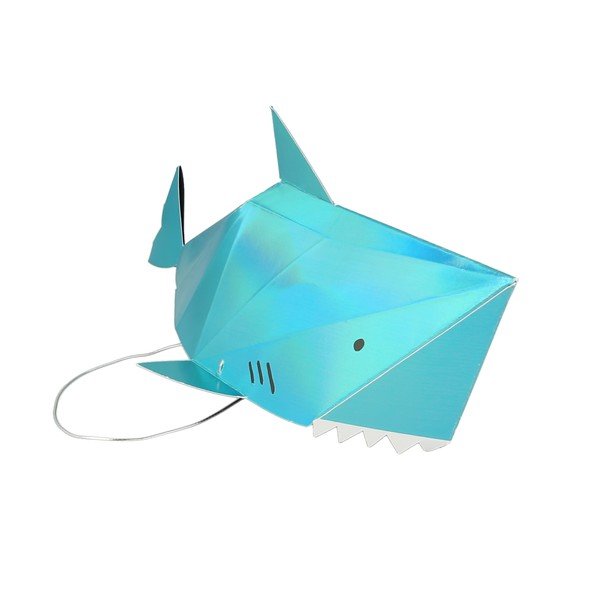 Papirnati klobučki v kompletu 8 ks Shark – Meri Meri-image-3