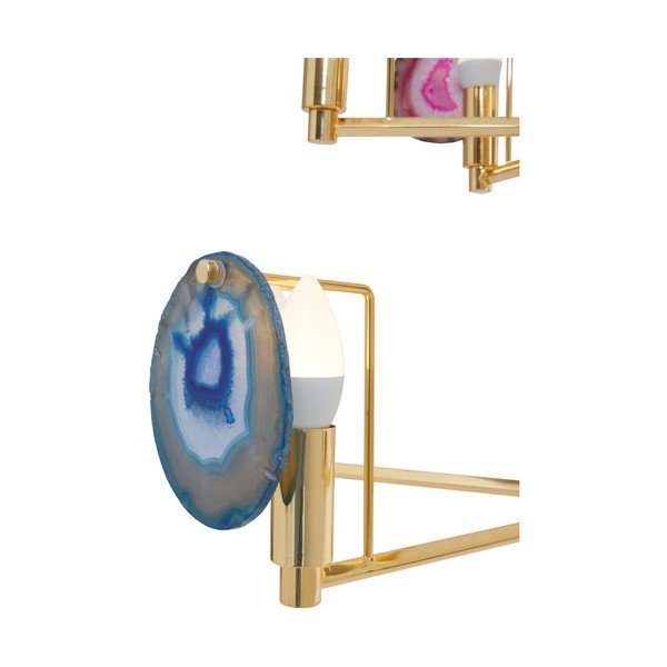 Kovinska viseča svetilka v zlati barvi Glamour – Premier Housewares-image-3