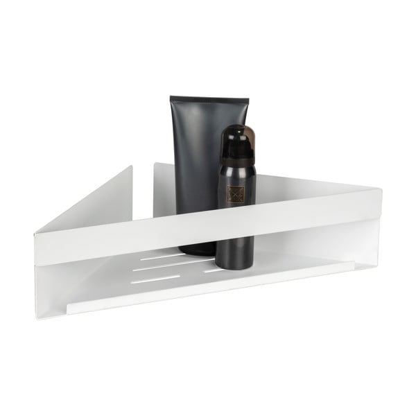 Mat bela kotna kopalniška polica iz nerjavečega jekla s Turbo-Loc namestitvijo brez vrtanja Genova – Wenko-image-3