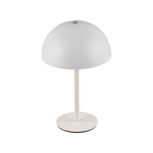 Mat bela LED namizna svetilka s kovinskim senčilom (višina 21 cm) Munoz – Trio-image-4
