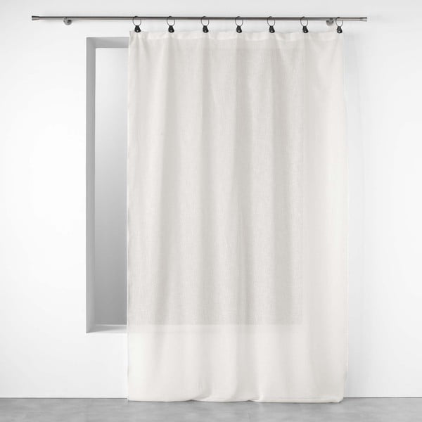 Bela prosojna zavesa iz tančice 140x240 cm Linka – douceur d'intérieur