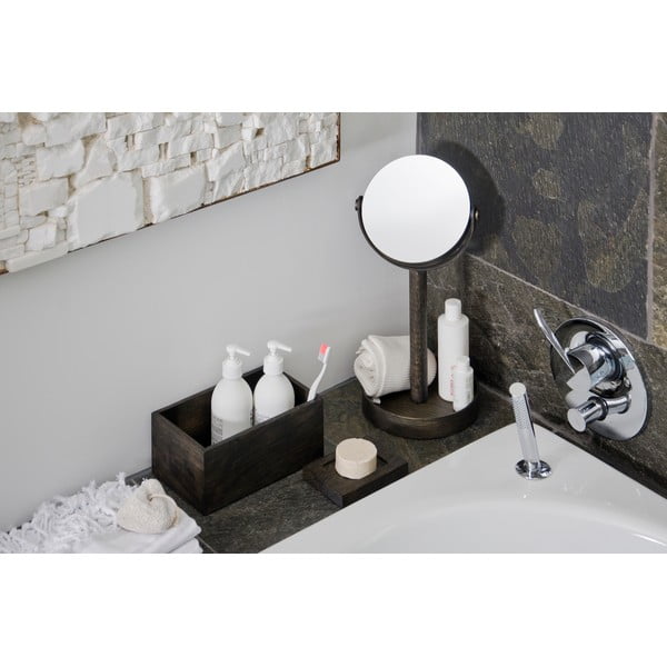 Škatla za shranjevanje iz temnega hrasta Wireworks Mezza-image-1