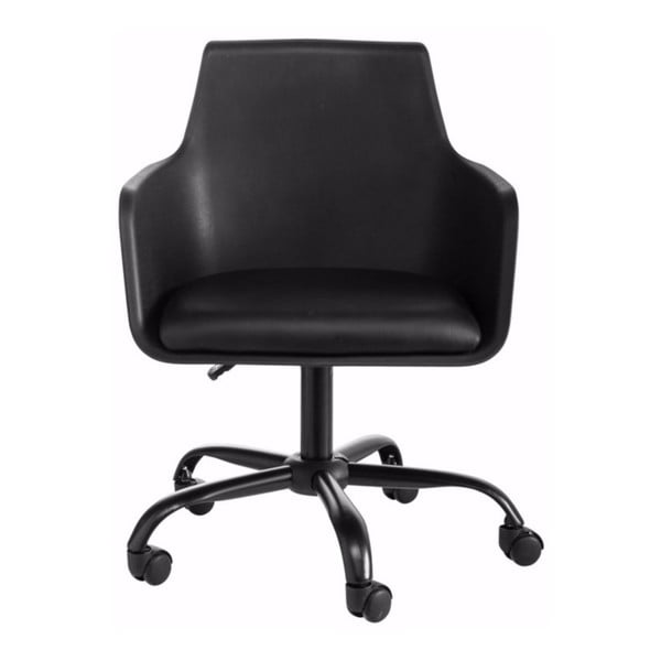 Črn nastavljiv pisarniški stol Støraa Leslie-image-3