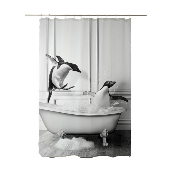 Zavesa za tuš 175x180 cm Showe Penguin – Little Nice Things