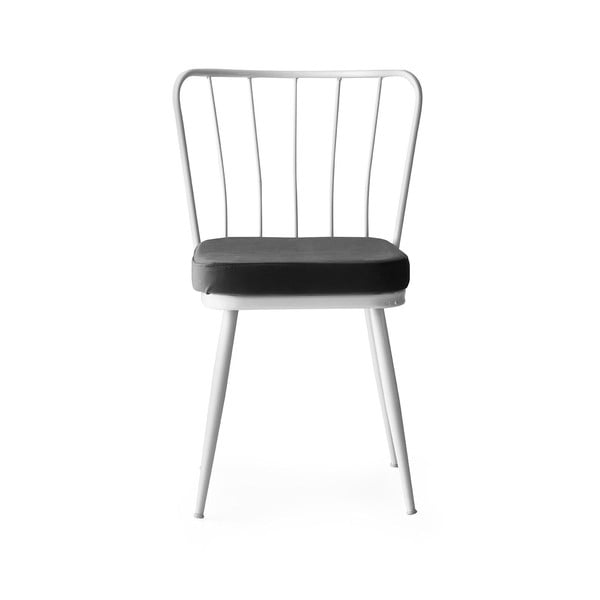 Beli/črni kovinski jedilni stoli v kompletu 2 ks Yildiz – Kalune Design