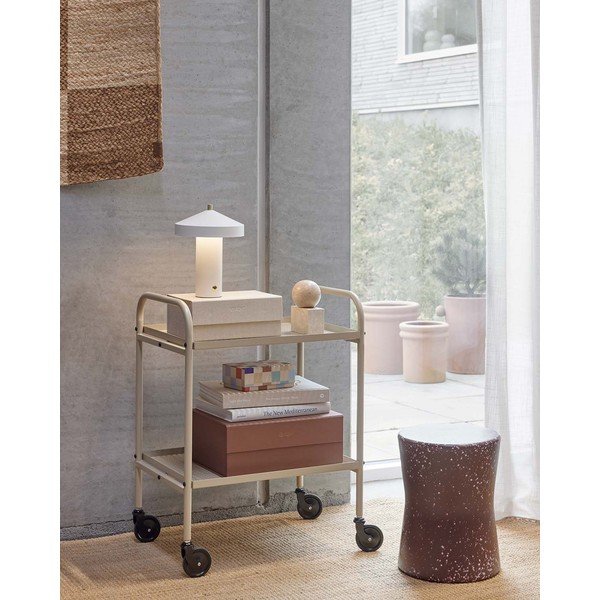 Jeklen servirni voziček na kolesih 37,5x52 cm Maki – OYOY Living Design-image-1