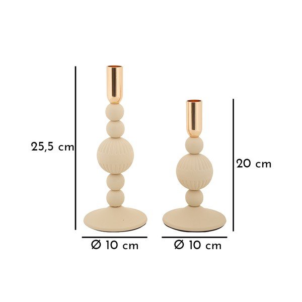 Kovinski svečniki v kompletu 2 ks Aster – Mauro Ferretti-image-4