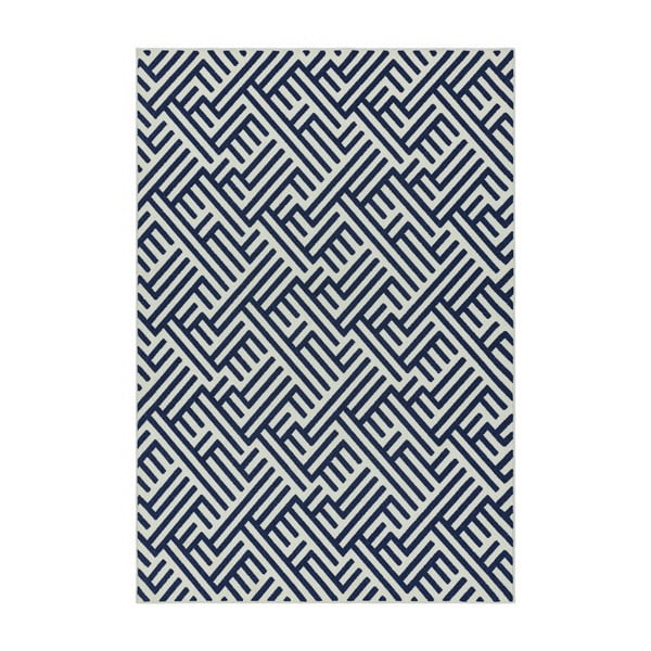 Modro-bela preproga Asiatic Carpets Antibes, 120 x 170 cm