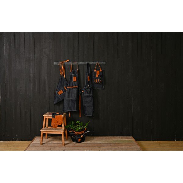 Modro-oranžne vrtnarske rokavice Esschert Design Denim-image-1