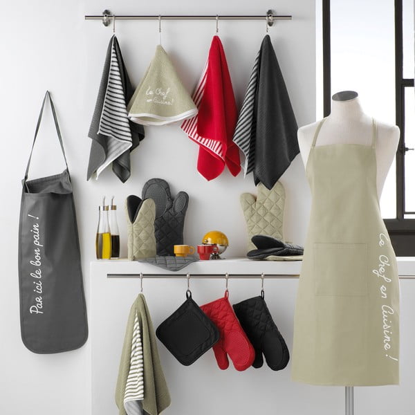 Kuhinjske krpe v kompletu 3 ks iz mikrovlaken 40x40 cm Cuistot – douceur d'intérieur-image-1