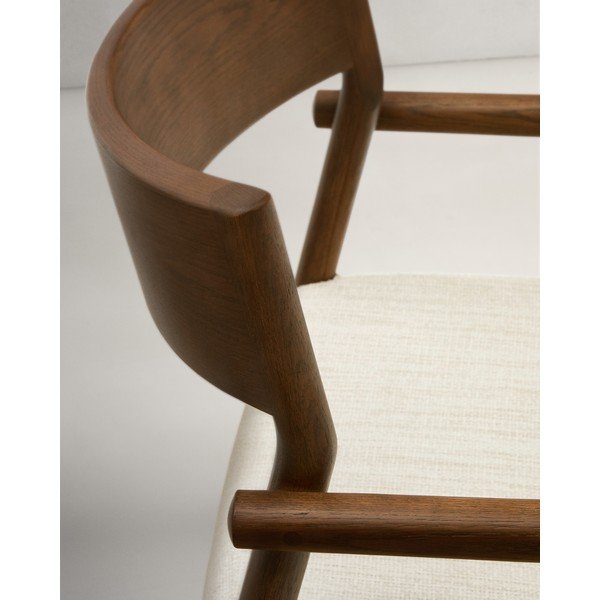 Rjav/bež jedilni stol Falconera – Kave Home-image-2