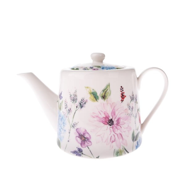 Porcelanast čajnik Dakls Flower Garden
