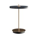 Antracitno siva LED zatemnitvena namizna svetilka s kovinskim senčnikom (višina 31 cm) Asteria Move – UMAGE