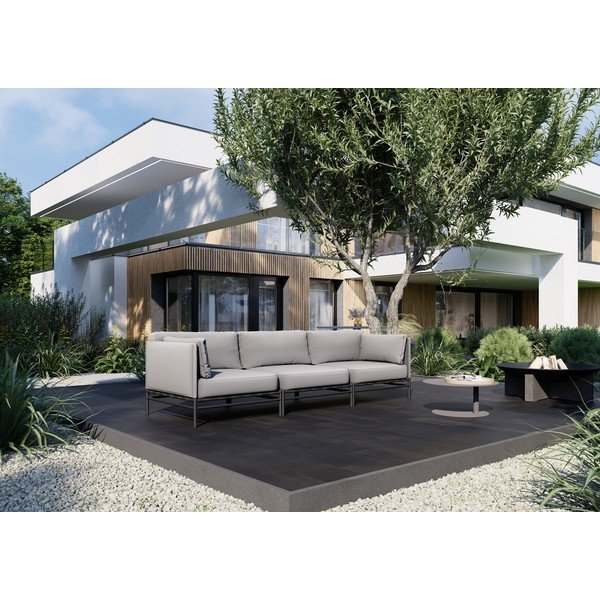 Svetlo siv vrtni modularni kavč 234 cm Dandy – Sit Sit-image-1