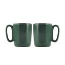 Temno zelene lončene skodelice v kompletu za espresso 2 ks 80 ml Fuori – Vialli Design