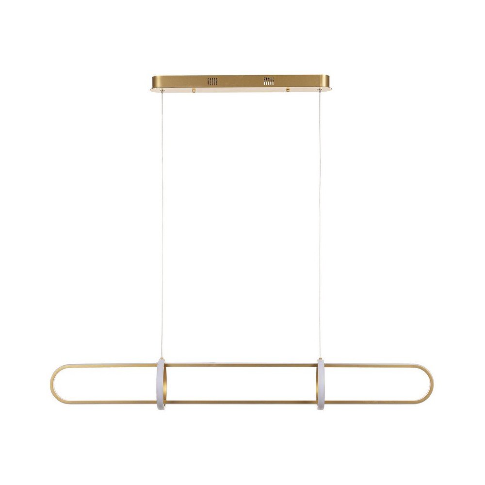 Kovinska LED viseča svetilka v barvi Alken