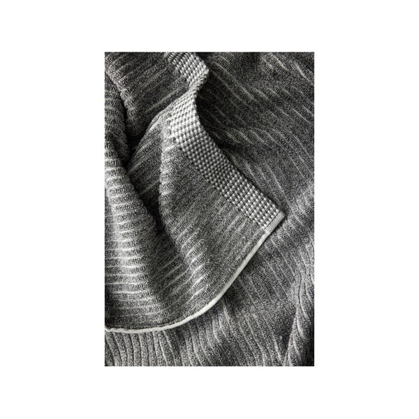 Siva brisača iz organskega bombaža Södahl Melange, 50 x 100 cm-image-3