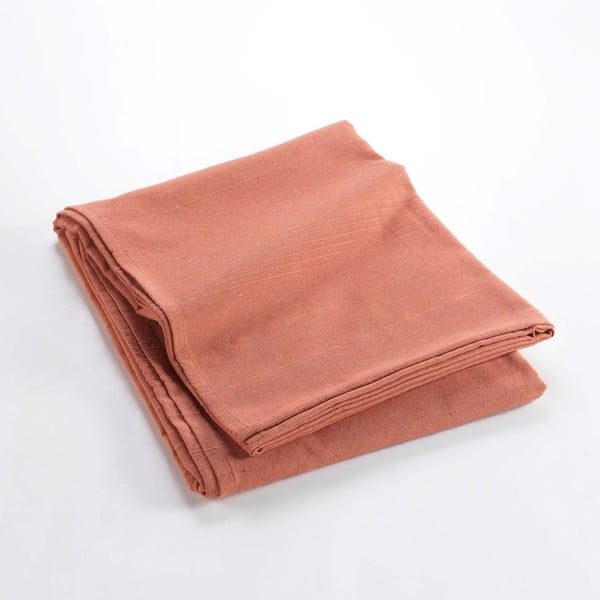 Opečnato oranžno pregrinjalo 220x240 cm Lucile – douceur d'intérieur-image-2