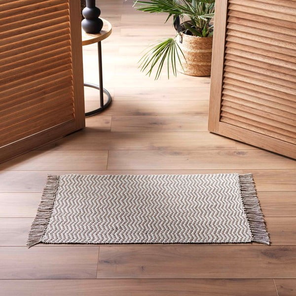 Svetlo rjava pralna preproga 50x80 cm Alessia – douceur d'intérieur-image-1