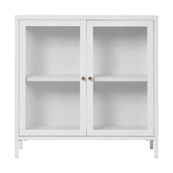 Bela kovinska vitrina 80x80 cm Dalby – House Nordic