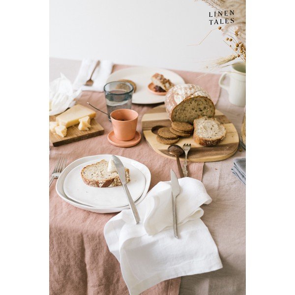 Komplet 2 beliih lanenih prtičkov Linen Tales-image-1
