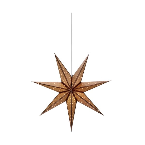 Rjava božična svetlobna dekoracija ø 45 cm Glitter – Markslöjd