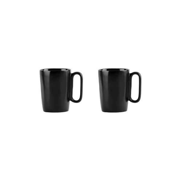 Črne lončene skodelice v kompletu 2 ks 250 ml Fuori – Vialli Design