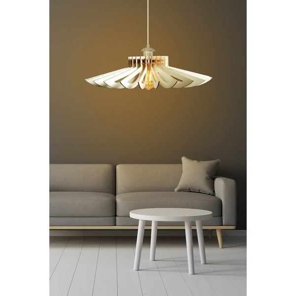 Bela viseča svetilka ø 68 cm – Opviq lights-image-1